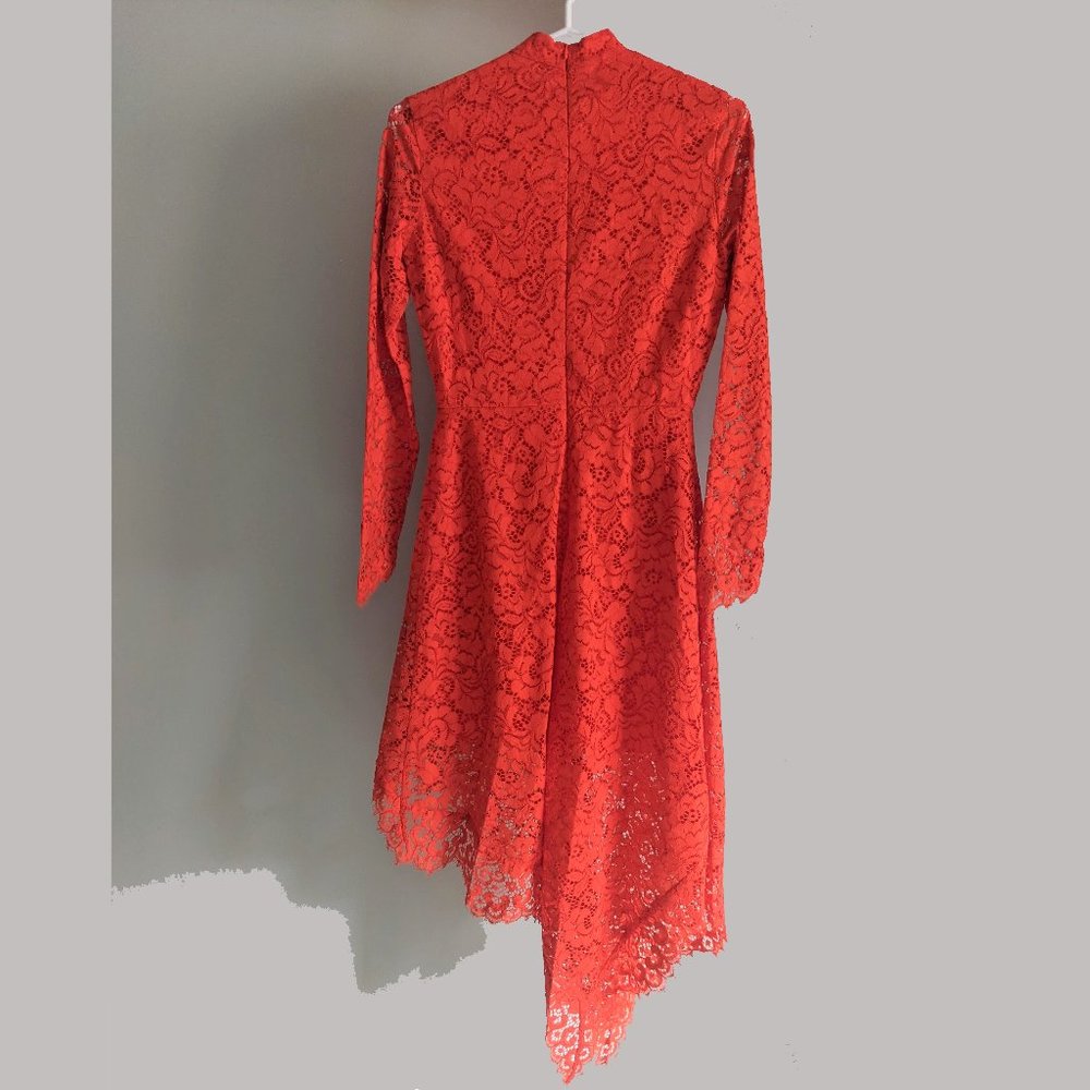 H&M Orange Lace Asymmetrical Dress - Picture 3 of 5